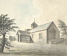 Llangyniw church, 1794