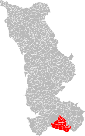 Localisation de Communauté de communes de Saint-Hilaire-du-Harcouët