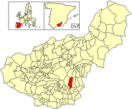 Bérchules - Localizazion