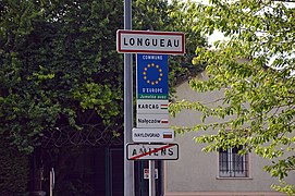 Entrée de Longueau depuis Amiens.