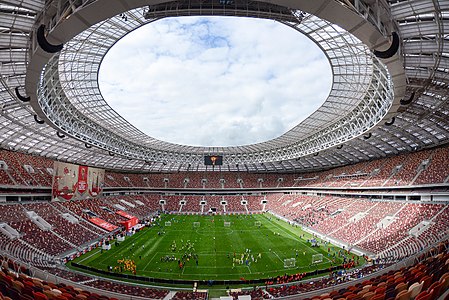 Stadion we wrześniu 2017