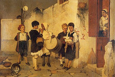 Chants de Noël, 1872, 59 x 90 cm.