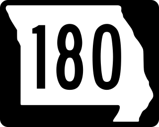 <span class="mw-page-title-main">Missouri Route 180</span> State highway in eastern Missouri