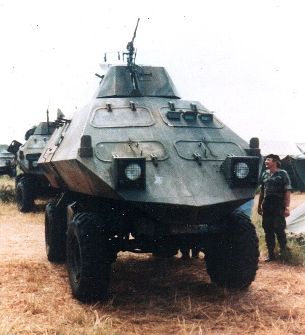 Mine Protected Combat Vehicle of the ZNA in 1980.