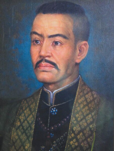 Painting of Maha Surasinghanat at Wat Chana Songkhram