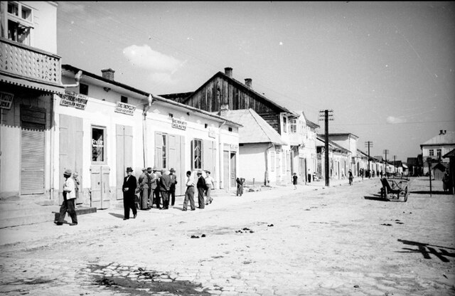 Центр селища Солотвин 1938 рік
