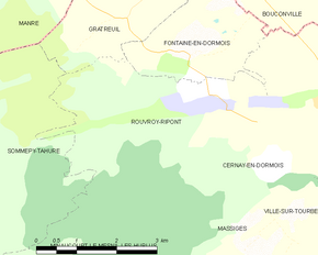 Poziția localității Rouvroy-Ripont
