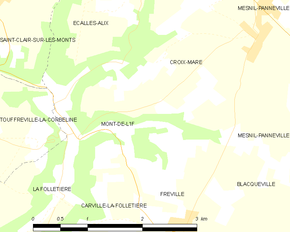 Poziția localității Mont-de-l'If