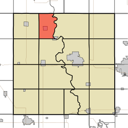 Karte, die Pilot Mound Township, Boone County, Iowa.svg hervorhebt