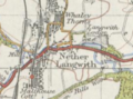 Map of Nether Langwith in 1945