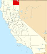 Map of California highlighting Modoc County.svg