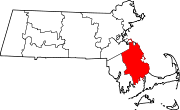 Map of Massachusetts highlighting Plymouth County.svg