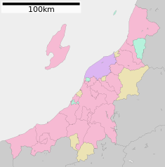 柏崎刈羽原子力発電所の位置（新潟県内）