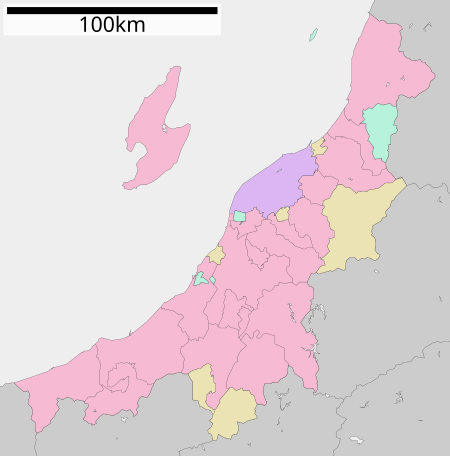 Tập tin:Map of Niigata Prefecture Ja.svg