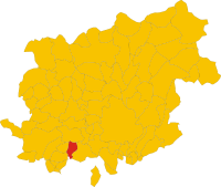 Locatie van Bonea in Benevento (BN)