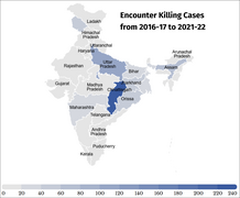 Map of encounter killings in India.png