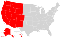 Western United States Map of the U.S., highlighting the West.svg