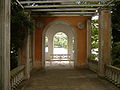 Marienburg Pergola mit Pavillon zum Rhein