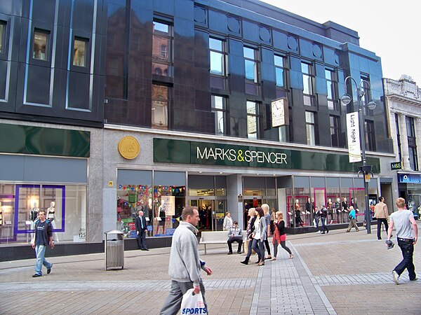 Marks and Spencer on Briggate, not far from its original branch in Leeds