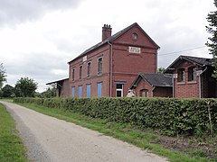 L'axe vert et l'ancienne gare de Marly-sur-Oise.