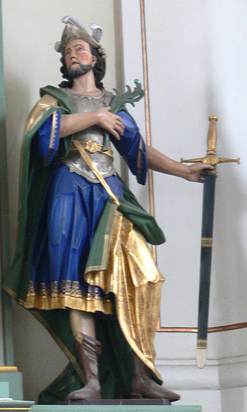 File:Merazhofen Pfarrkirche Hochaltar Figur Hl Gordian.jpg