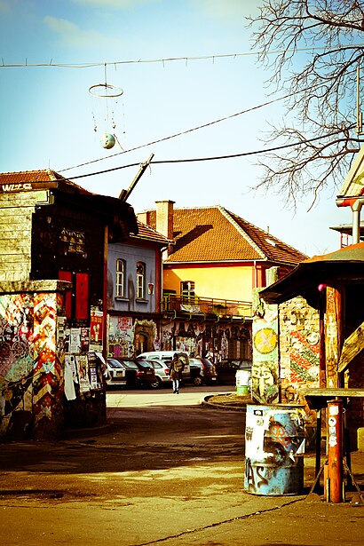 How to get to Metelkova with public transit - About the place