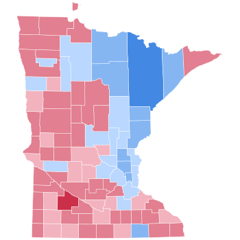 Risultati delle elezioni presidenziali del Minnesota 1980.svg