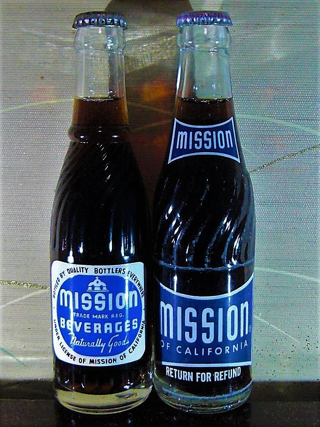 レア MISSION BEVERAGES グラス ミッション レトロ 50~60年代 ミッションコーラ