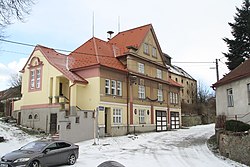 Kantor kota di Biskupice-Pulkov di 2015, Biskupice-Pulkov, Třebíč District.JPG