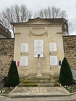 Zidul pomenirii cimitirului Pré-Saint-Gervais