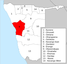 Namibia 14 regions-numbered-erongo.svg