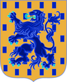 Nassau Arms Inverted (see http://www.heraldique-europeenne.org/Armoriaux/Gelre/F91v.htm)