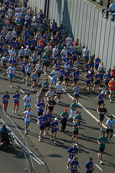The Dam tot Damloop is a road race from Amsterdam to Zaandam in the Netherlands