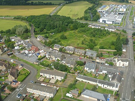 Newbridge from the air