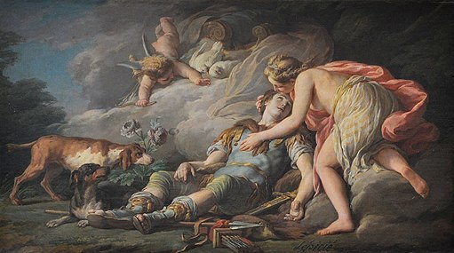 Adonis changé en Anémone (մոտ. 1768), Վերսալի պալատ