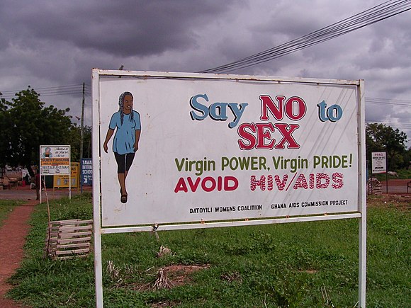 No Sex (Anti-HIV/AIDS ― Signage) in Ghana: These Signages from the Ghana AIDS Commission are everywhere in Ghana.