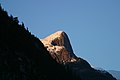 One Eye Peak shining in the Alpine glow of dusk