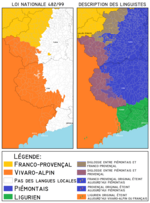 Miniatuur voor Bestand:Occitan and Arpitan, 482 vs linguists-fr.png