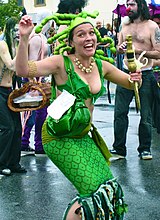 Meerjungfrau bei der Mermaid Parade