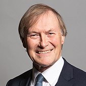Sir David Amess held the Southend West constituency from 1997 until he was murdered in 2021. Official portrait of Sir David Amess MP crop 3.jpg