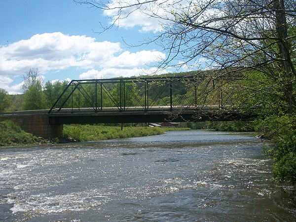 Jersey Bridge, bridge spanning Oil Creek