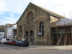 Old Drill Hall, Brook Street. prior to its conversion to the Phoenix Cinema