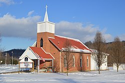 Starý baptistický kostel svobodné vůle Kyger