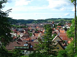 Onstmettingen from Hohberg to the north