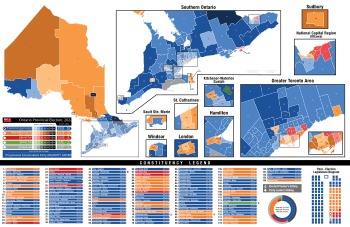 Ontario Provincial Election 2022 - Results by Riding.svg