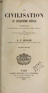 Ozanam - Œuvres complètes, 2e éd, tome 01.djvu