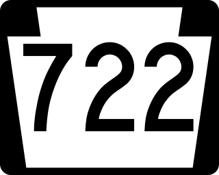 <span class="mw-page-title-main">Pennsylvania Route 722</span> State highway in Lancaster County, Pennsylvania, US