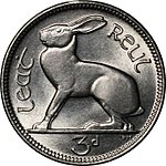 3 pence 1928