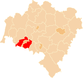 Localização de Powiat de Jelenia Góra