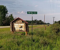 Paddle Prairie'nin güney sınırı